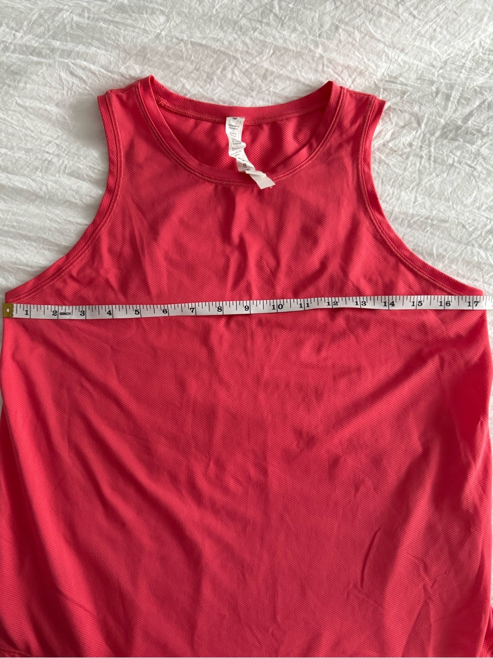 Lululemon High-Neck Running And Training Tank Top Coral Pink - Picture 8 of 9